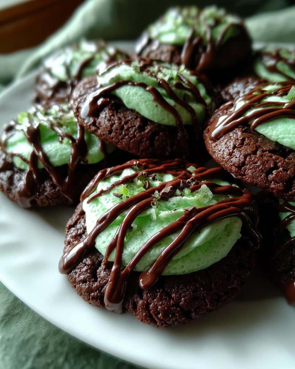 Chocolate Mint Cookies - detail 3