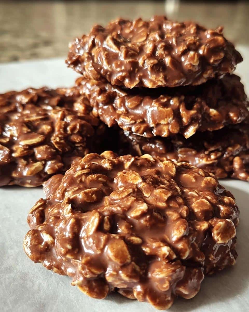 Chocolate Oatmeal No Bake Cookies - detail 1