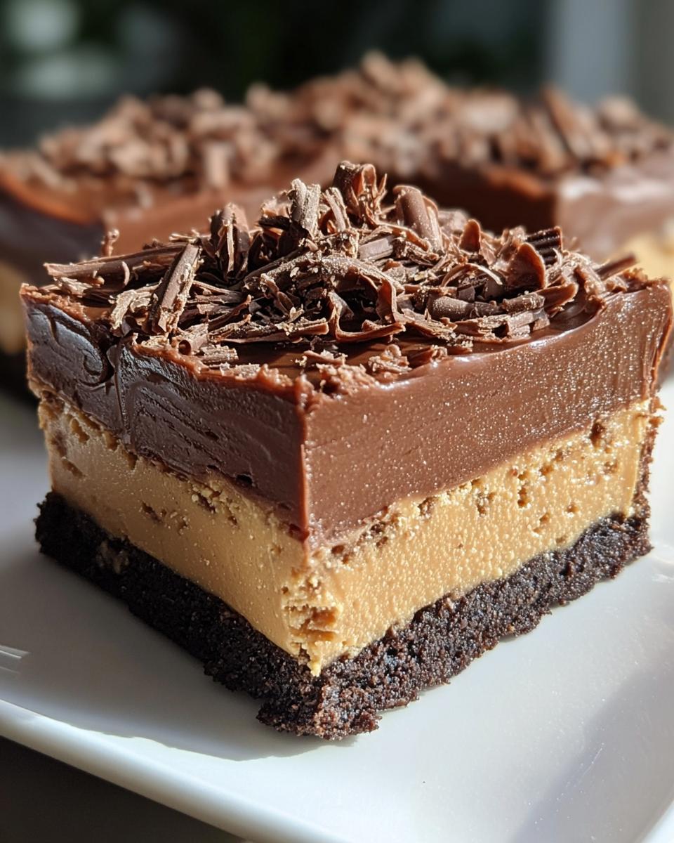 Chocolate Peanut Butter Dream Bars - detail 1