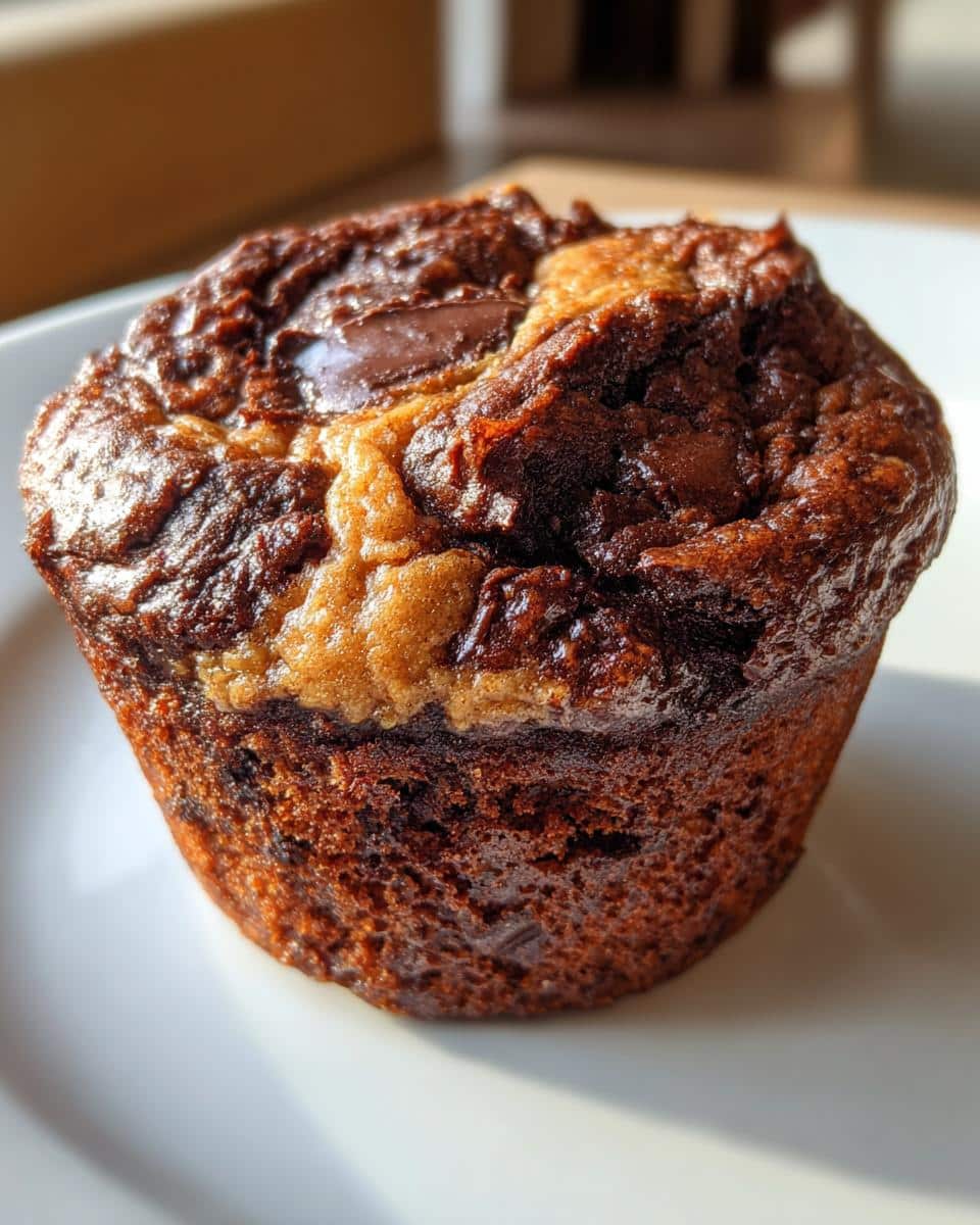 Chocolate Peanut Butter Muffins - detail 1
