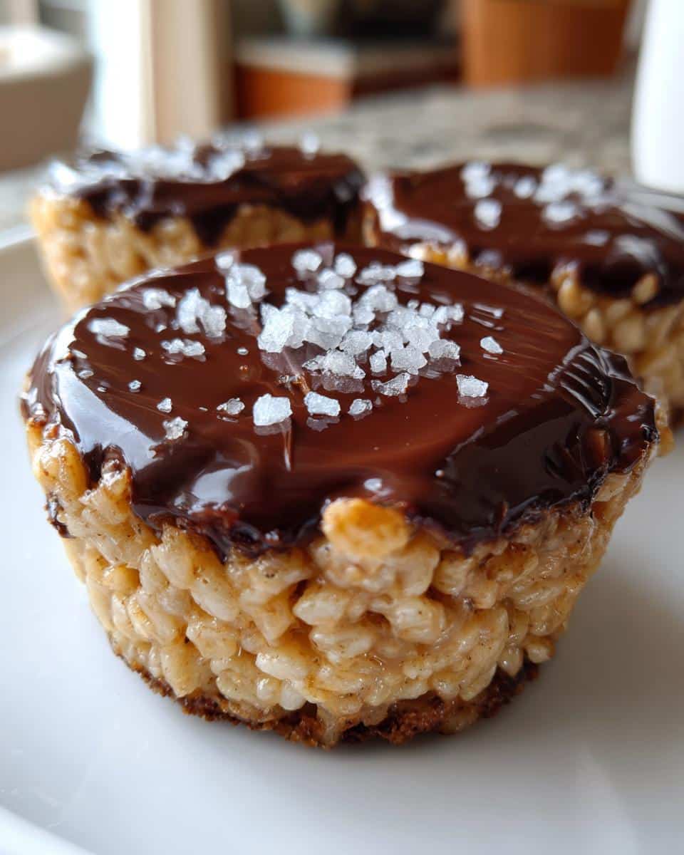 Chocolate Peanut Butter Rice Krispie Cups - detail 3