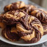 Chocolate Peanut Butter Swirl Cookies