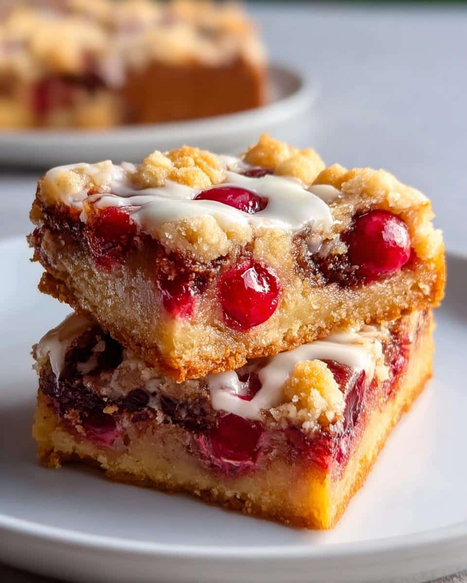 Christmas Cherry Bars - detail 3