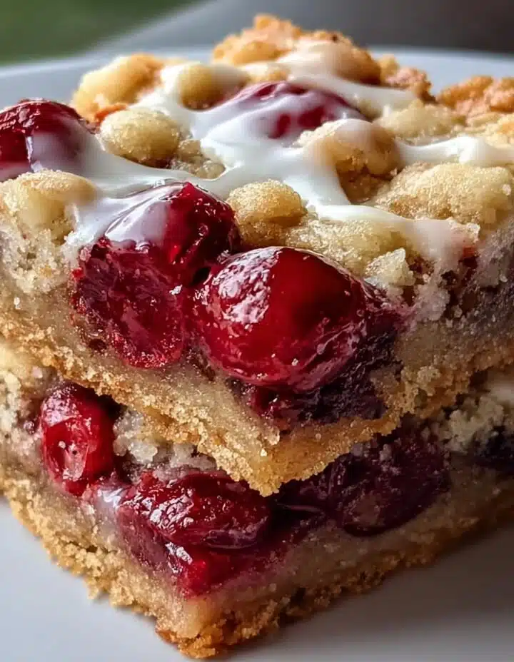 Christmas Cherry Bars