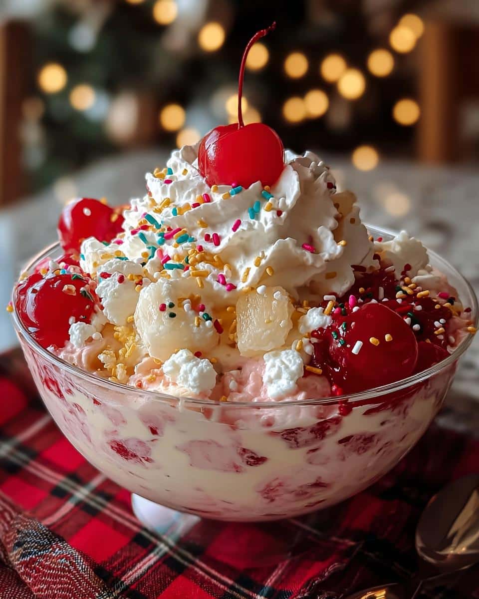 Christmas Cherry Fluff Recipe