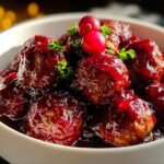 Christmas Cranberry Meatballs