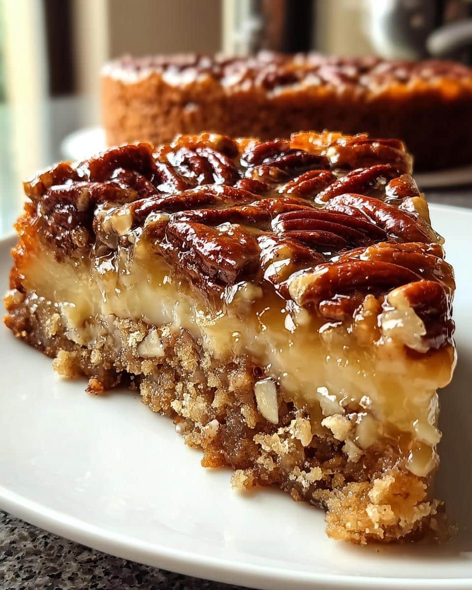 Christmas Gooey Butter Pecan Cake - detail 1