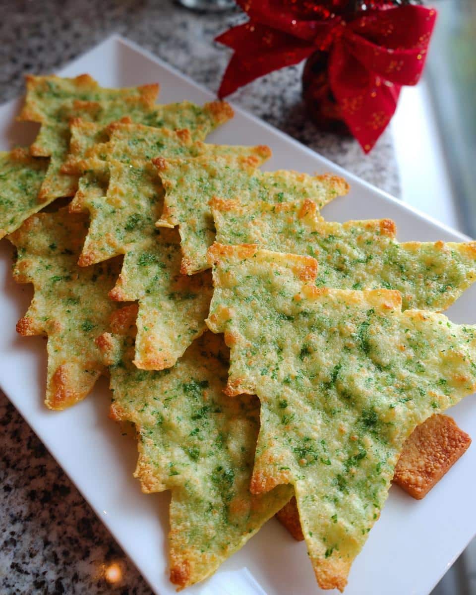 Christmas Tree Tortilla Chips - detail 1