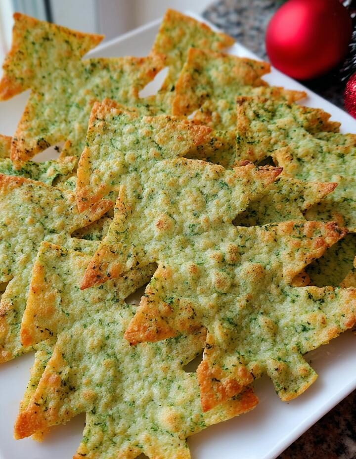 Christmas Tree Tortilla Chips