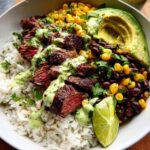 Cilantro Lime Steak and Rice Bowls