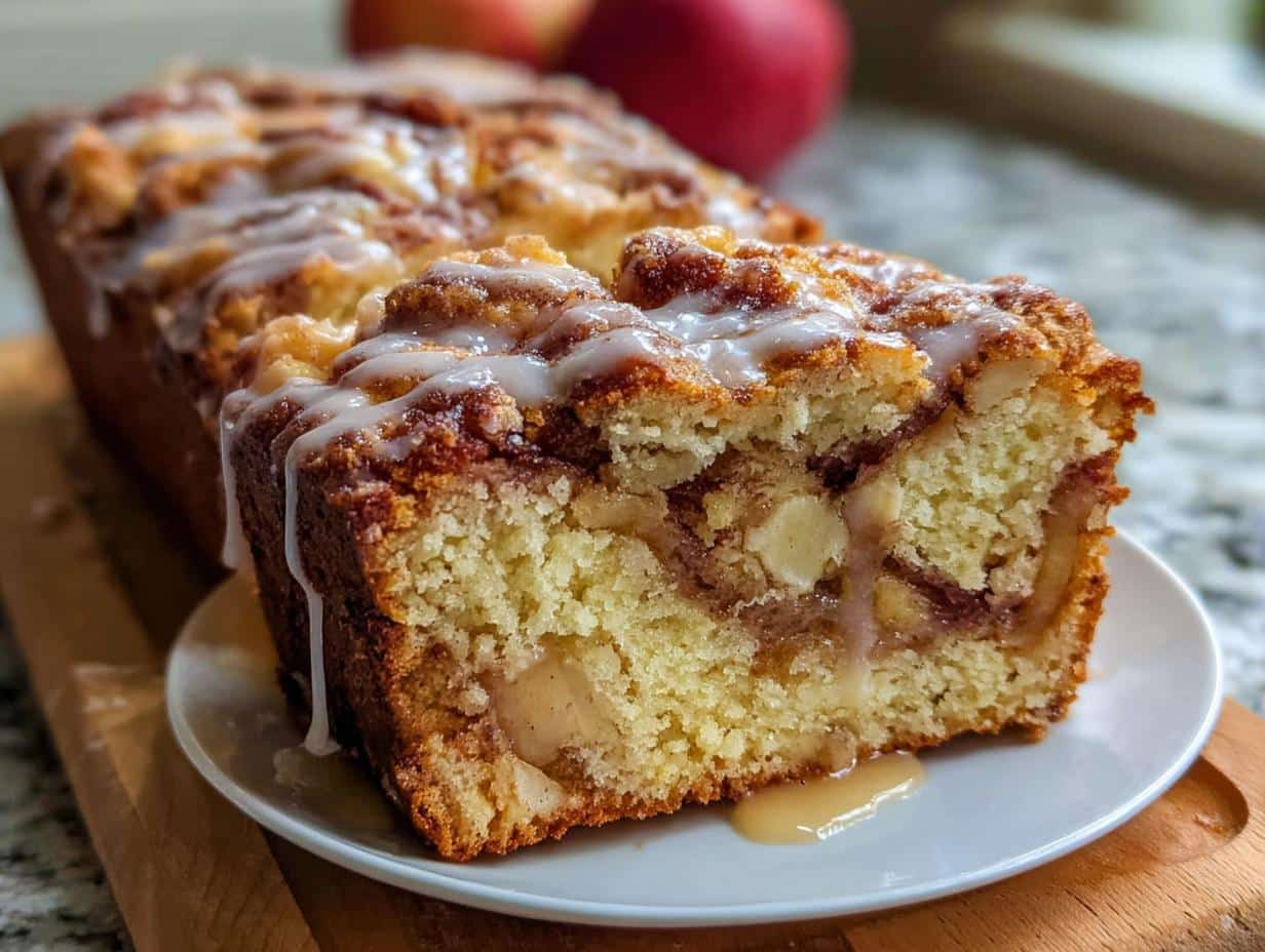 Cinnamon Apple Fritter Bread - detail 2