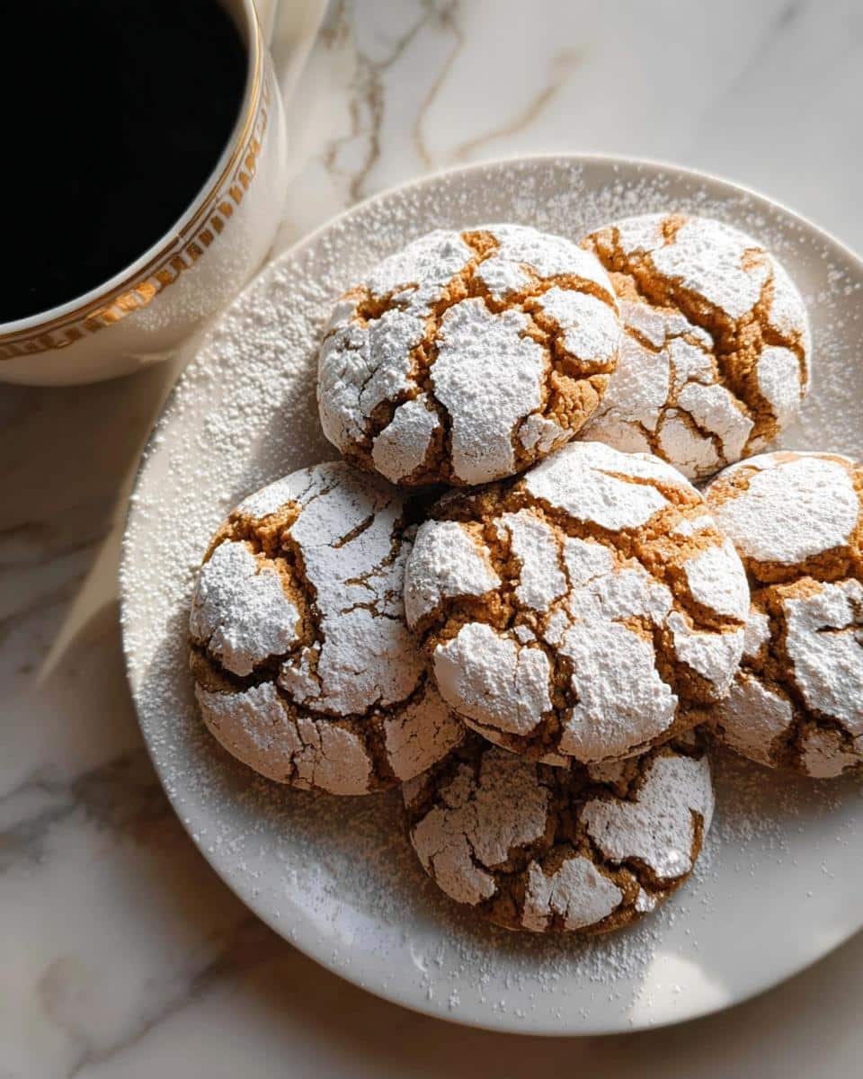 Cinnamon Coffee Crinkles - detail 3
