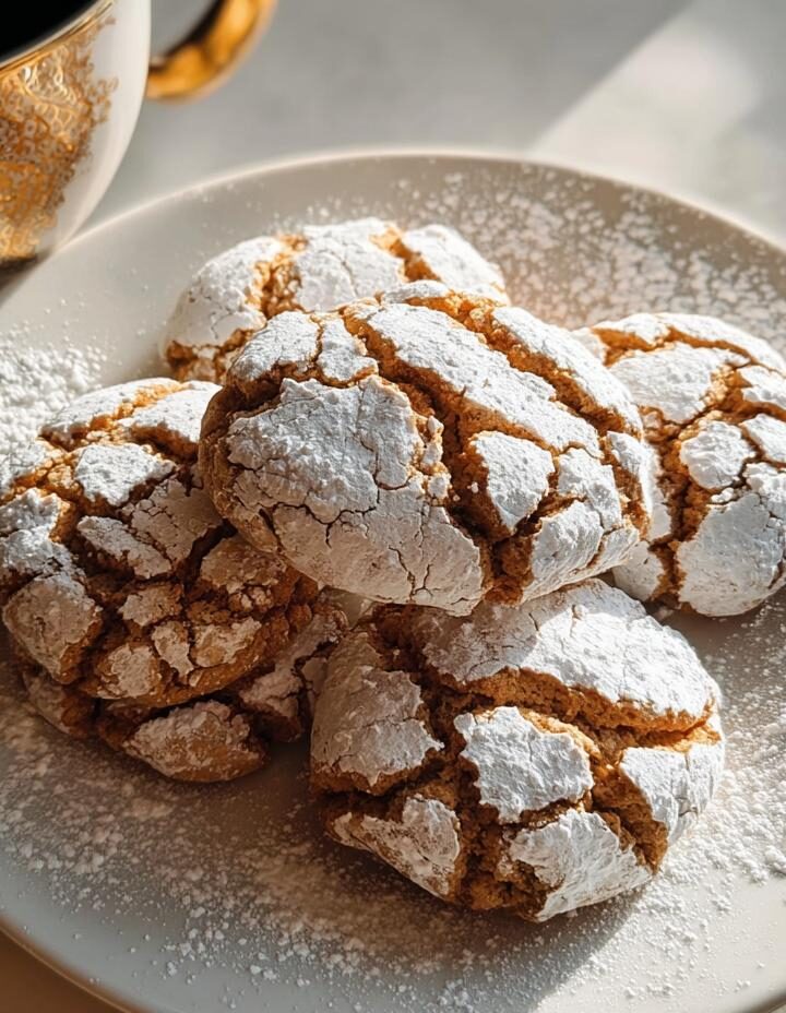 Cinnamon Coffee Crinkles