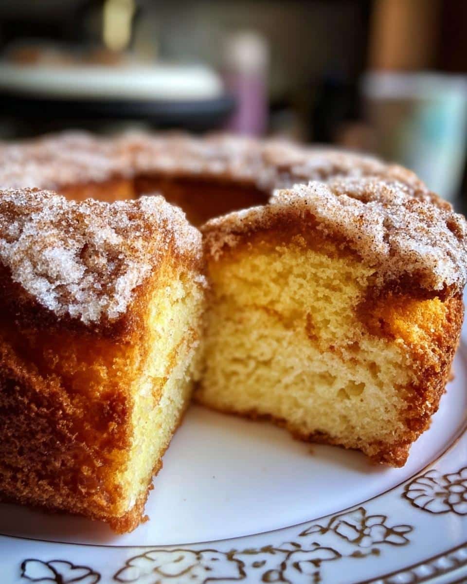 Cinnamon Sugar Yellow Cake - detail 1