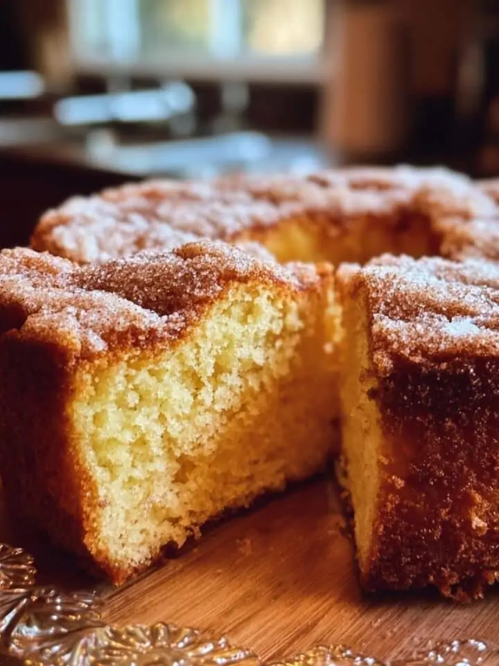Cinnamon Sugar Yellow Cake
