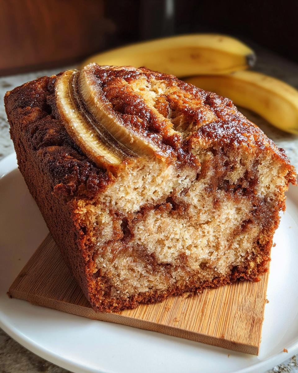 Cinnamon Swirl Banana Bread - detail 1