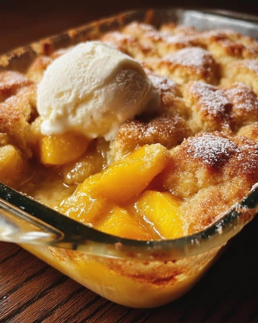 Classic Southern Peach Cobbler