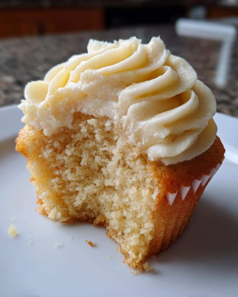 Classic Vanilla Cupcakes - detail 1