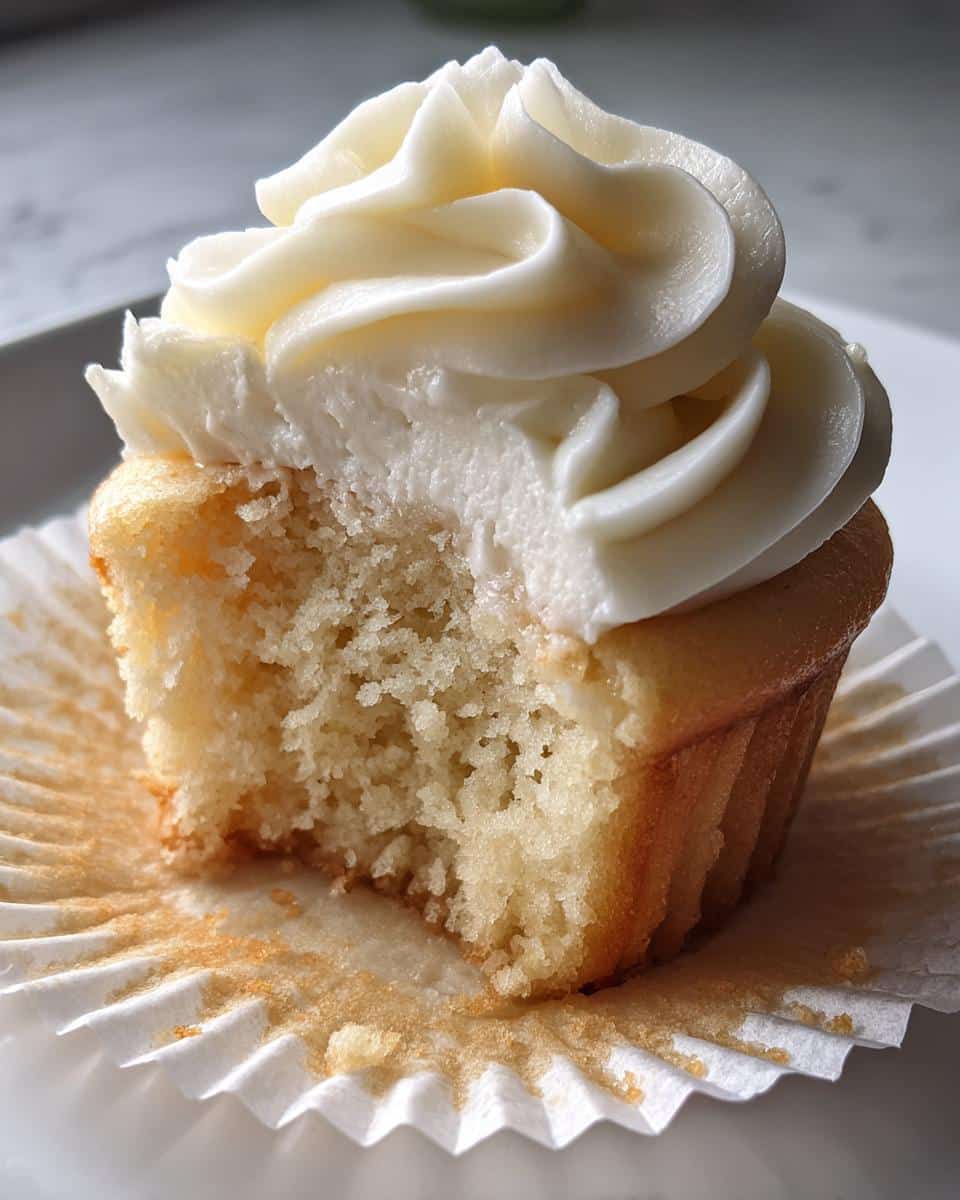 Classic Vanilla Cupcakes - detail 3