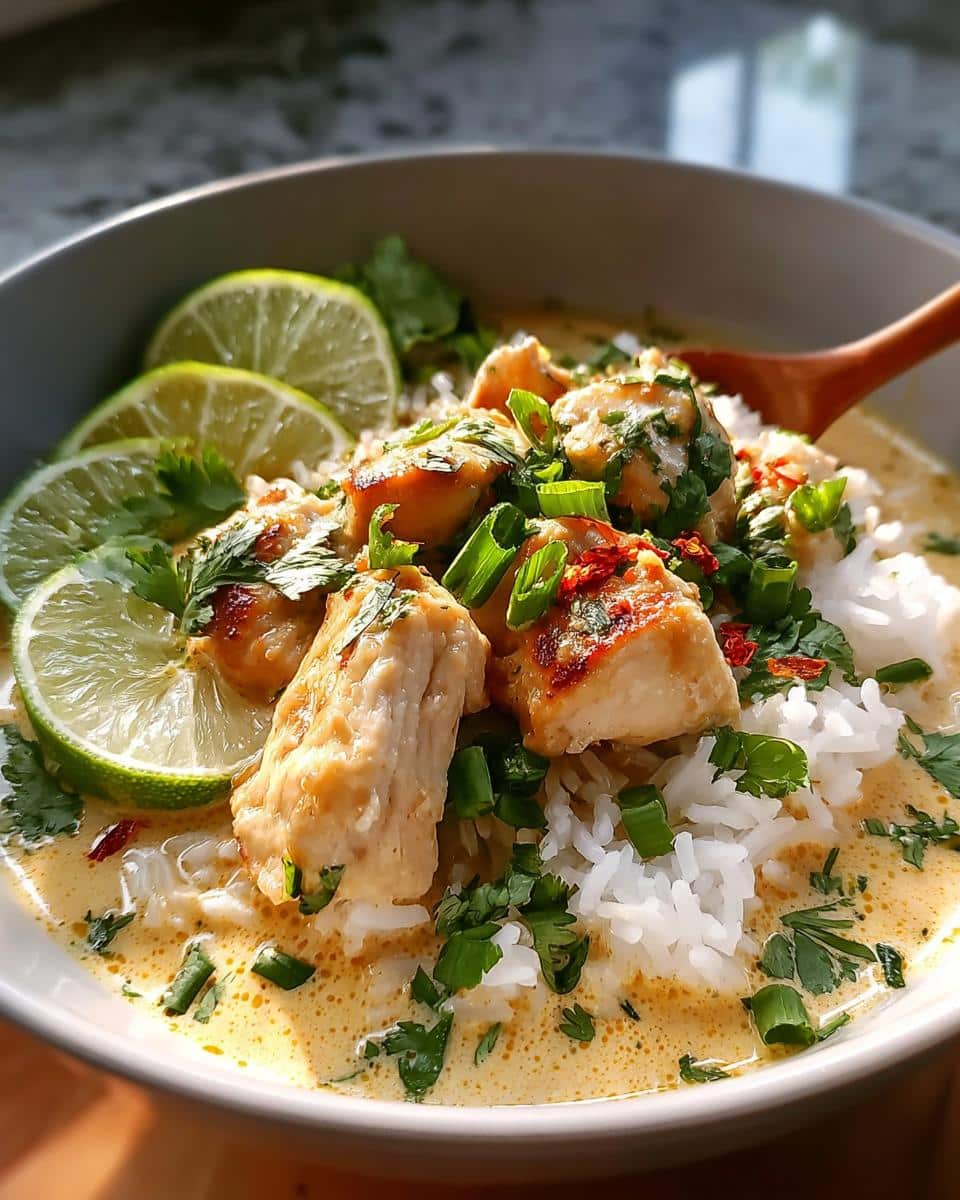 Coconut Chicken Brothy Rice - detail 1