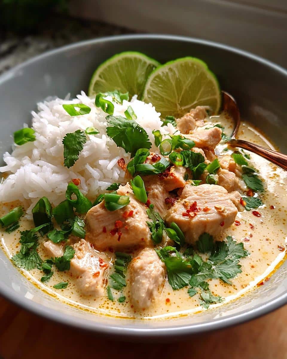 Coconut Chicken Brothy Rice - detail 2