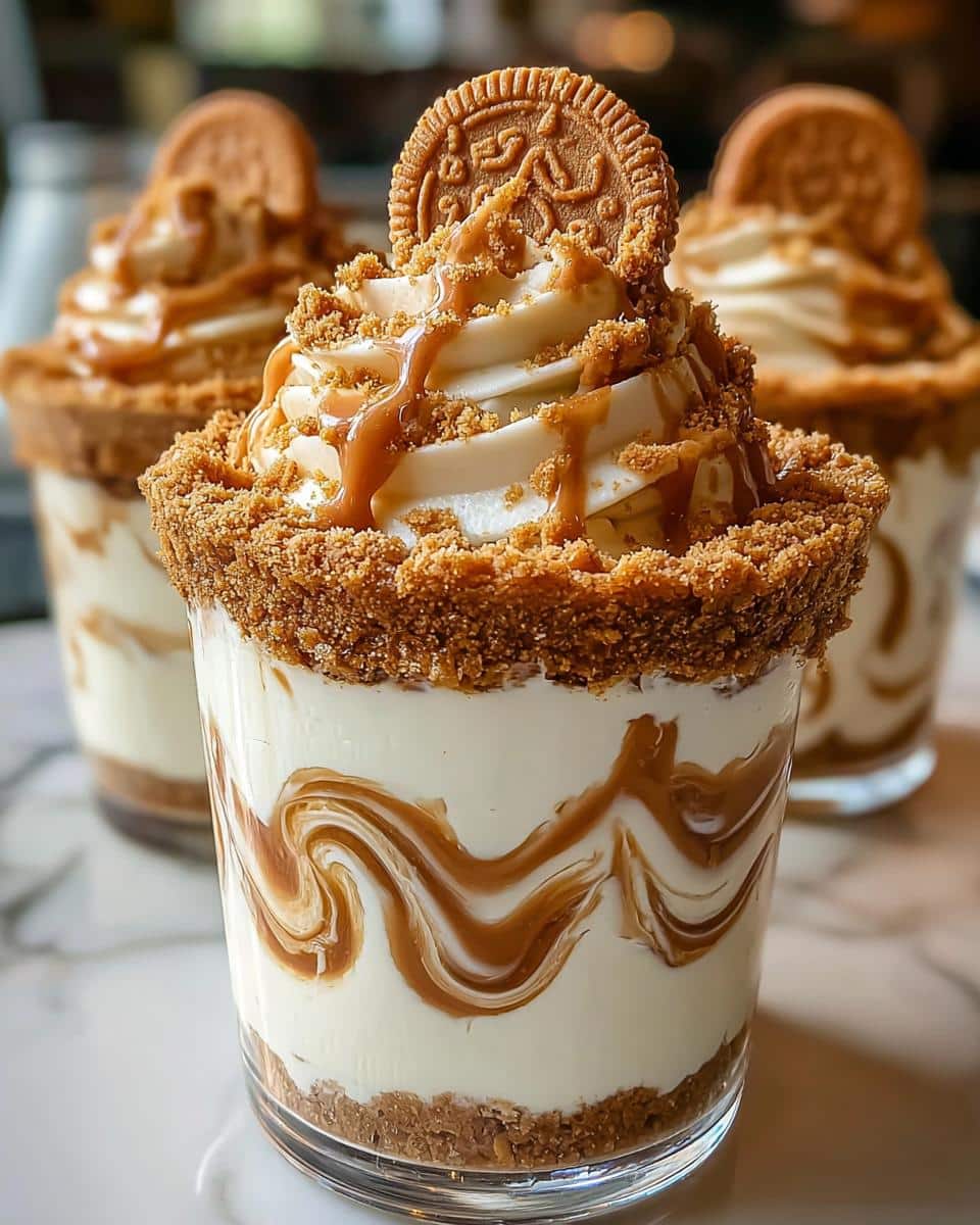 Cookie Butter Cheesecake Cups - detail 2