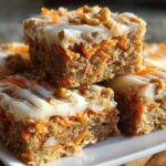Cottage Cheese Carrot Cake Bars