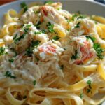 Crab Fettuccine Alfredo