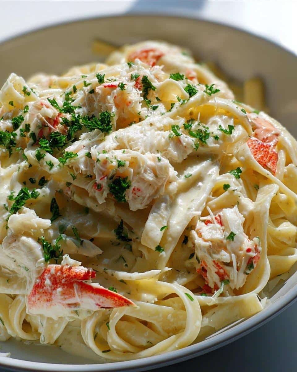 Crab Fettuccine Alfredo - detail 3