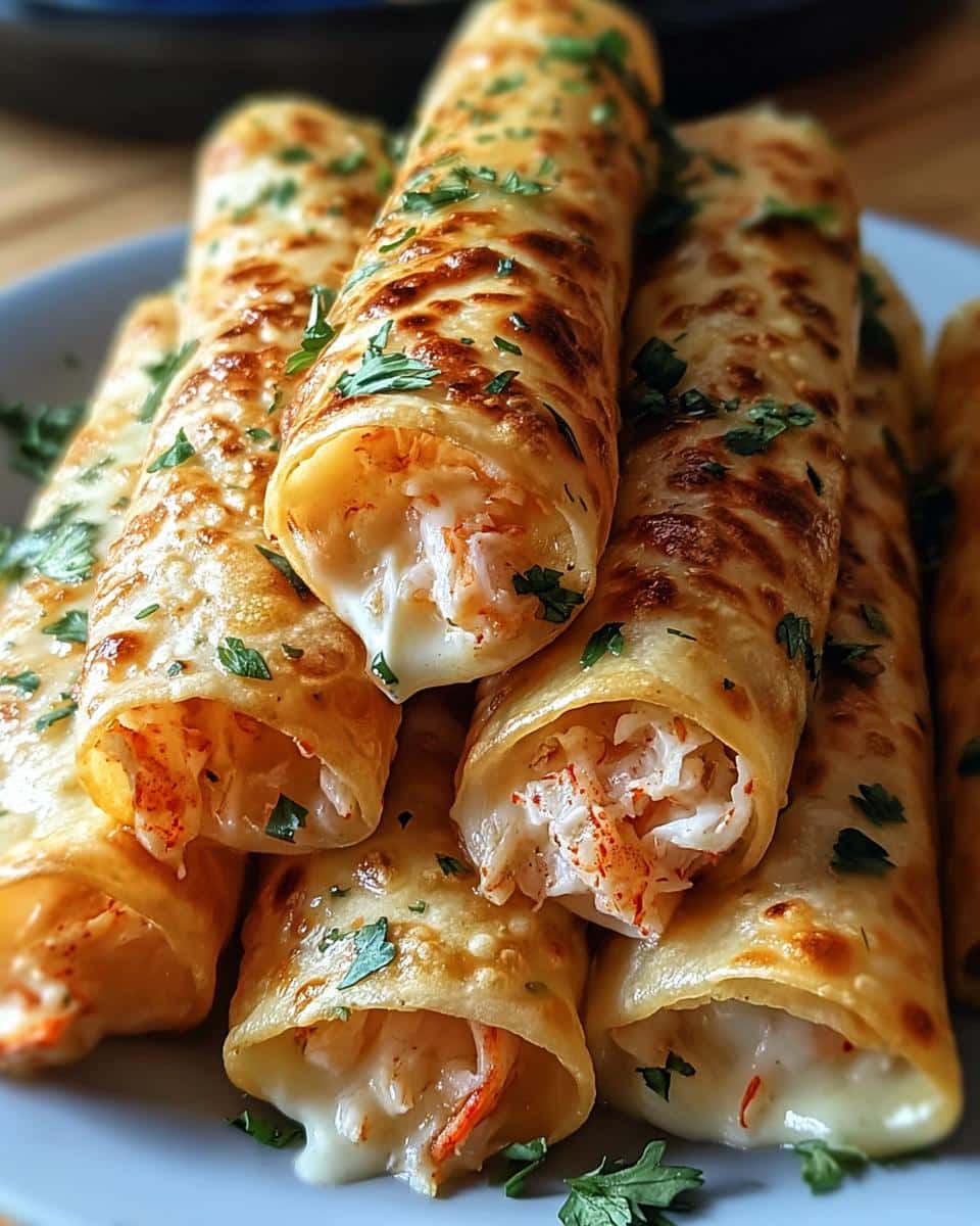 Crab Shrimp Queso Rolls - detail 1