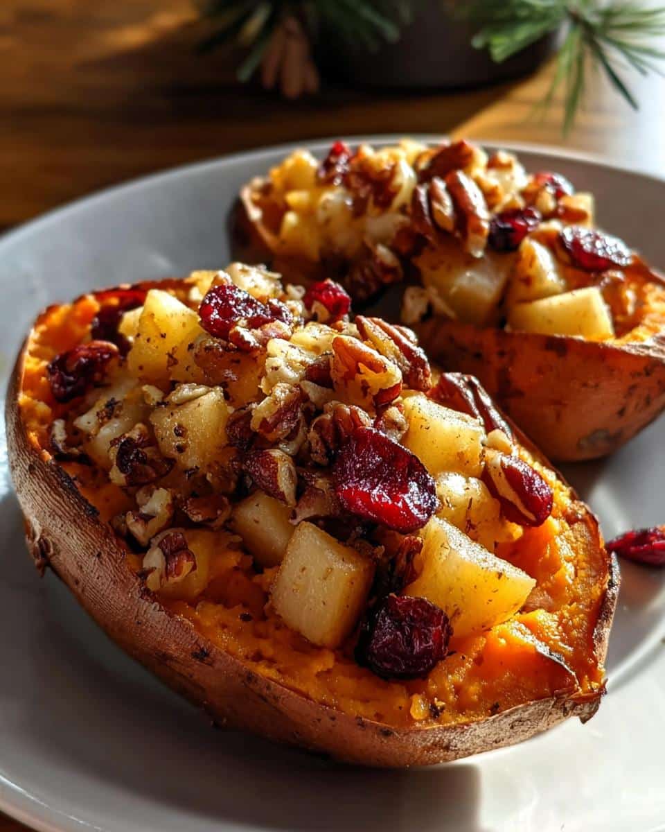 Cranberry Apple Twice-Baked Sweet Potatoes - detail 1