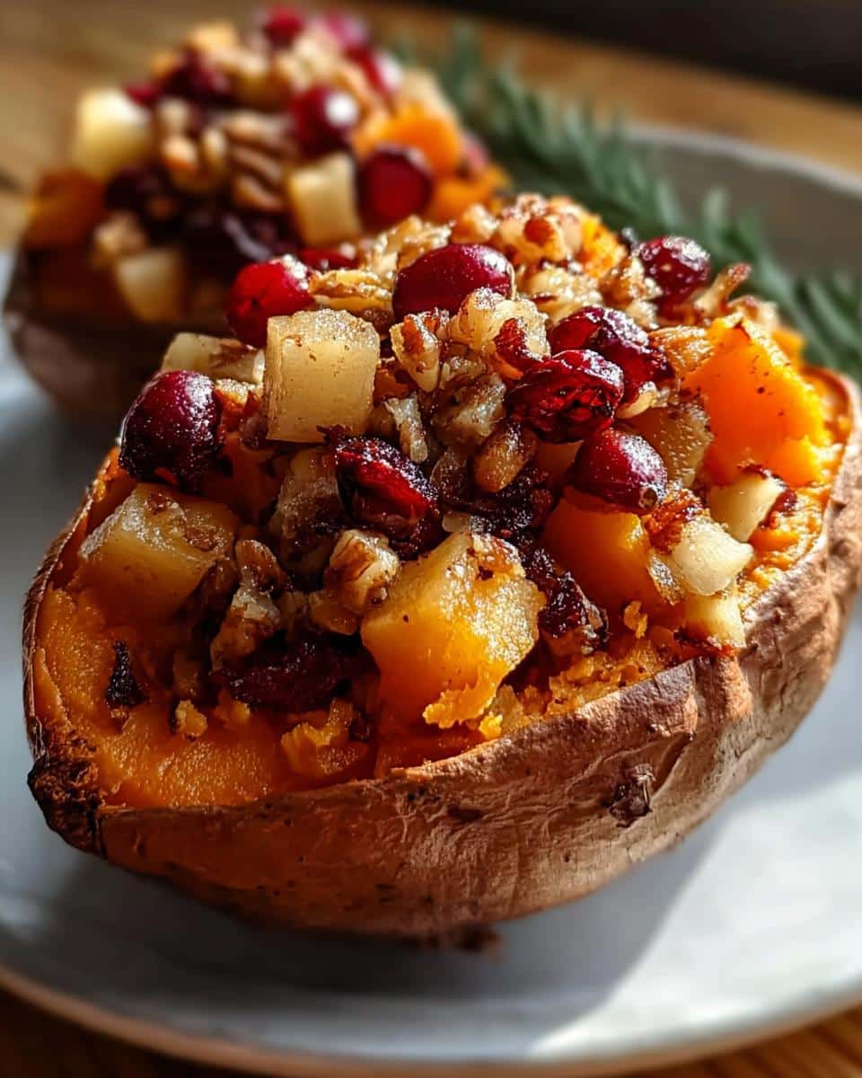 Cranberry Apple Twice-Baked Sweet Potatoes - detail 3