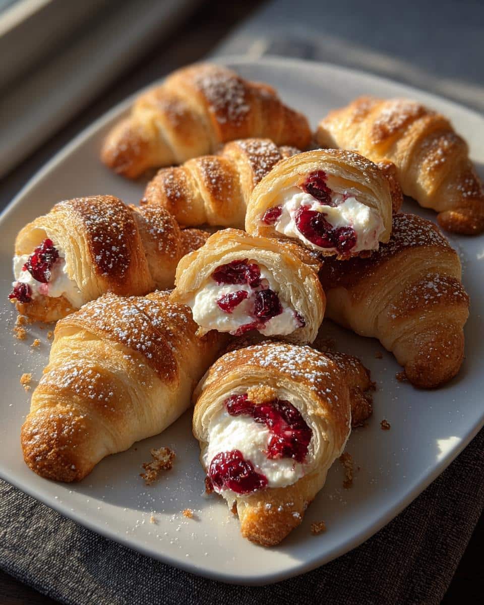 Cranberry Cream Cheese Crescent Bites - detail 1