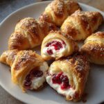 Cranberry Cream Cheese Crescent Bites