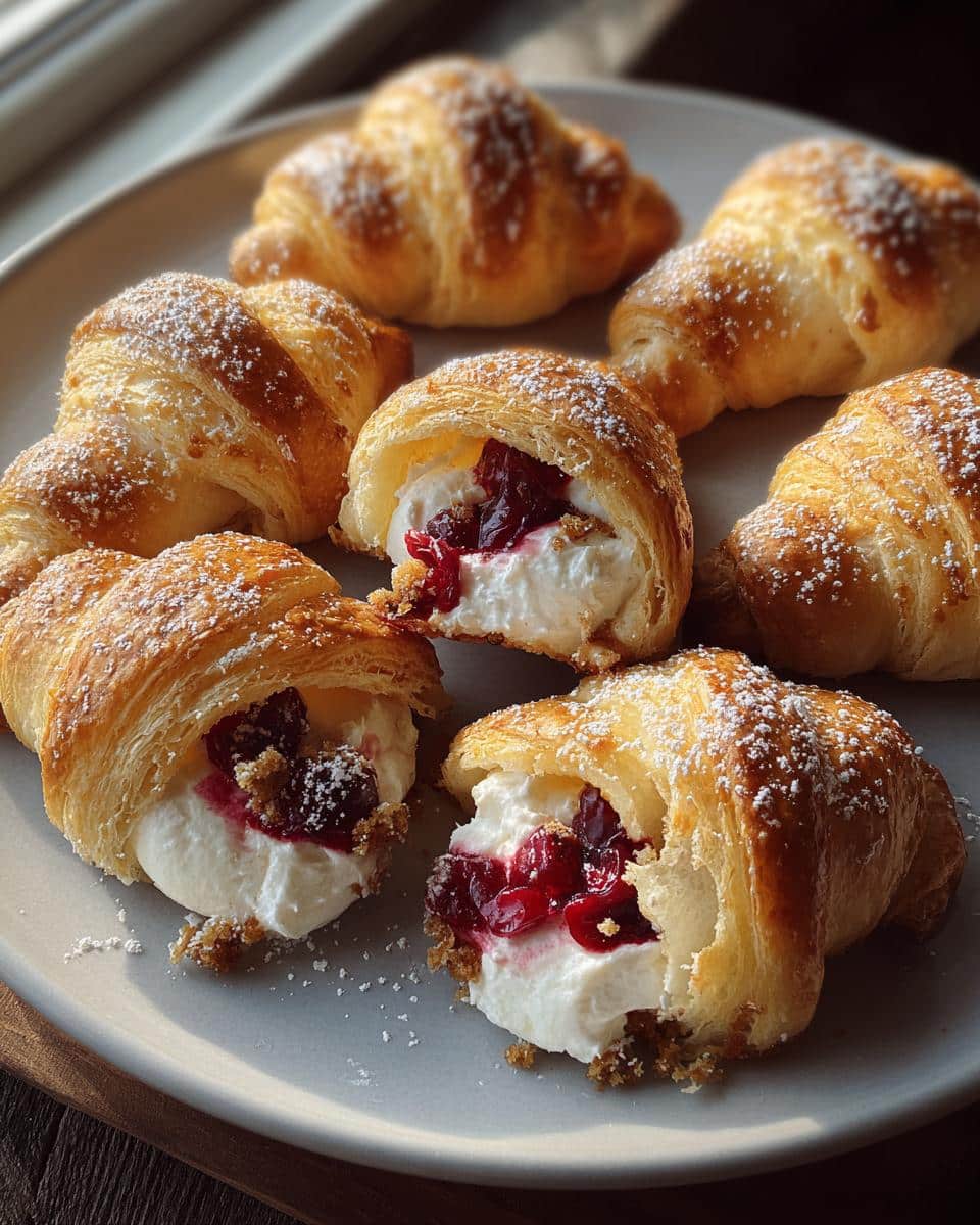Cranberry Cream Cheese Crescent Bites - detail 2