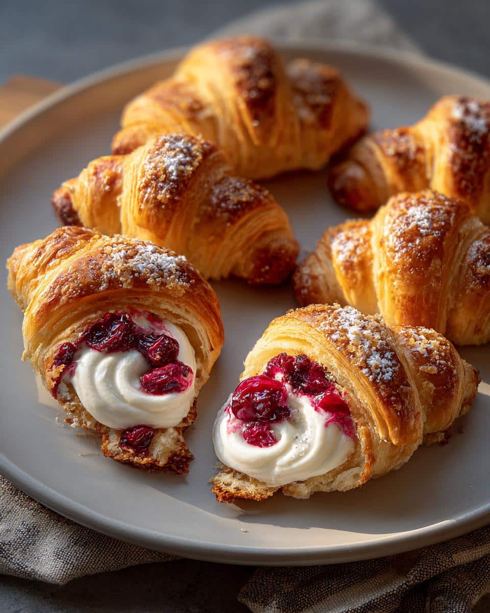 Cranberry Cream Cheese Crescent Bites - detail 3