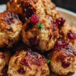 Cranberry Turkey Stuffing Balls