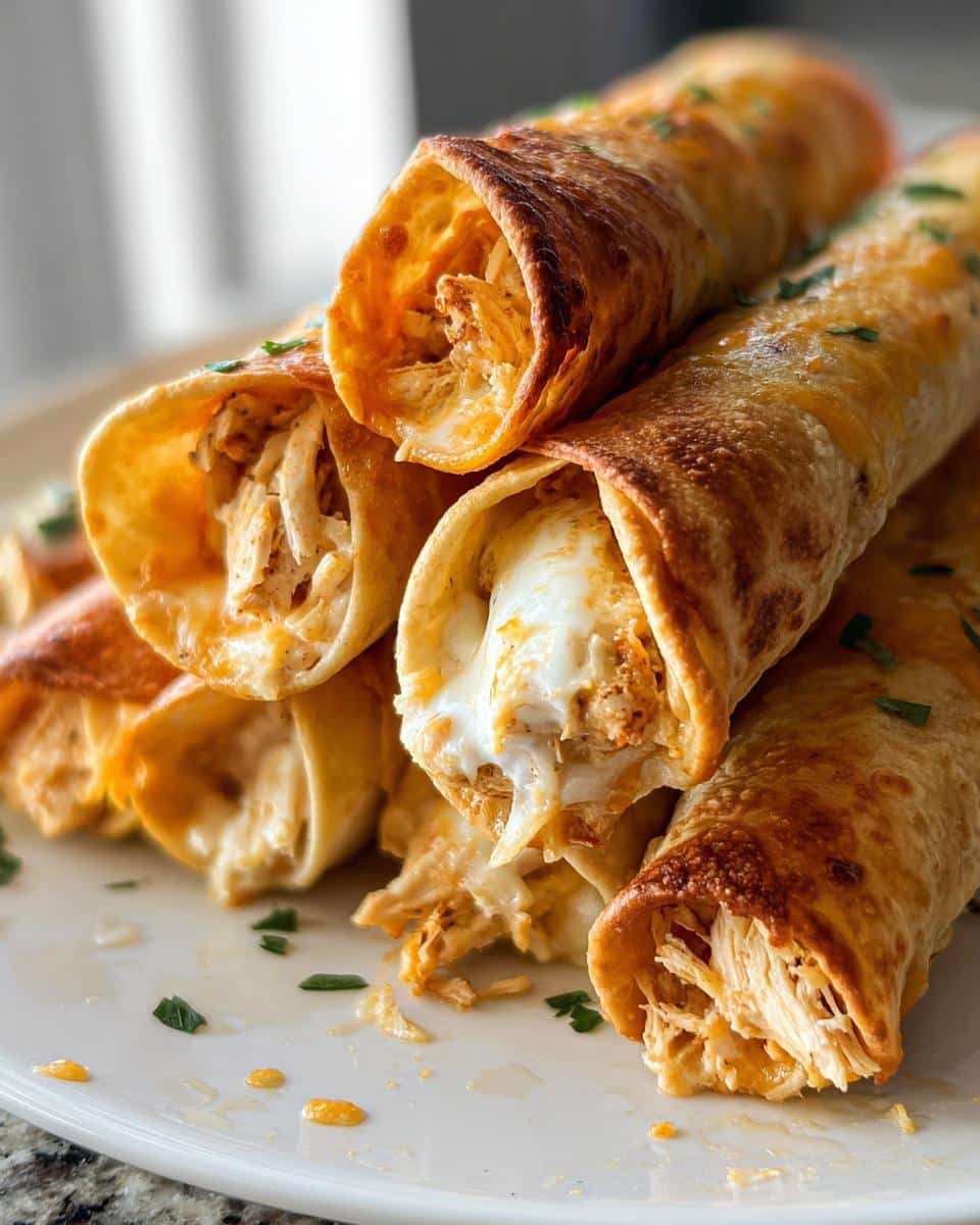 Cream Cheese Chicken Taquitos - detail 2