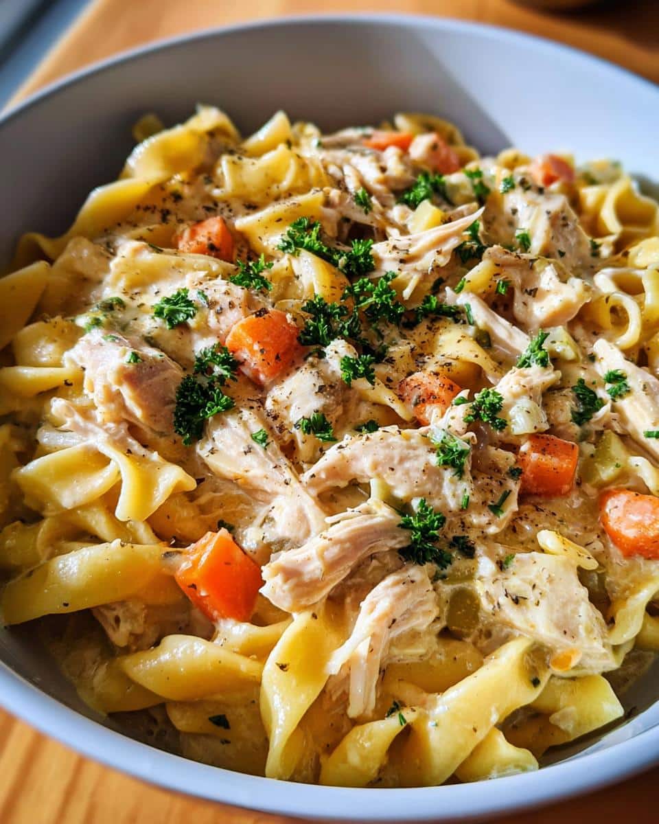 Creamy Chicken Pot Pie Pasta - detail 2