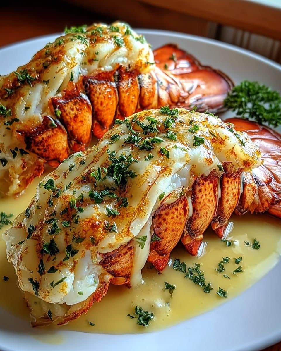 Creamy Garlic Butter Lobster Tails - detail 1