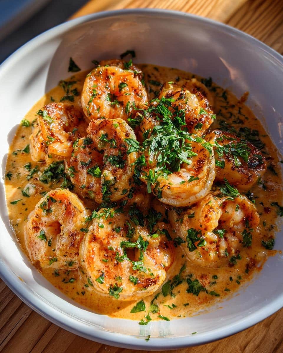 Creamy Garlic Shrimp - detail 1