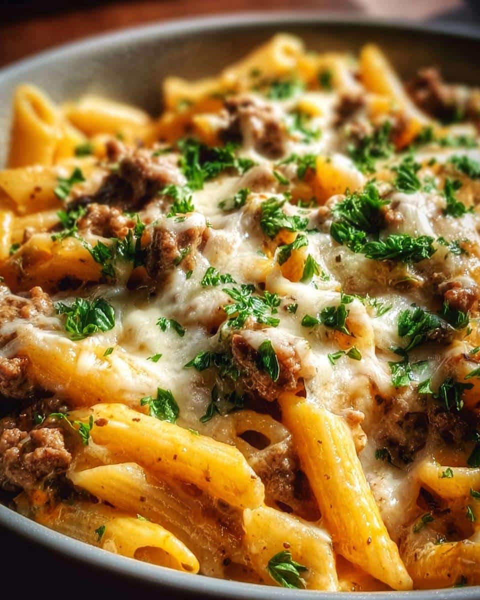 Creamy High Protein Beef Pasta - detail 1