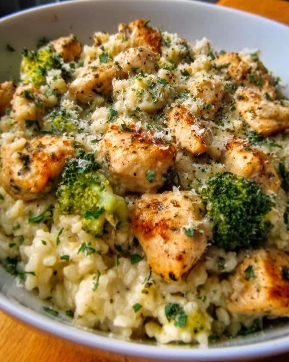 Creamy Parmesan Chicken and Broccoli Rice - detail 1