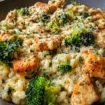 Creamy Parmesan Chicken and Broccoli Rice