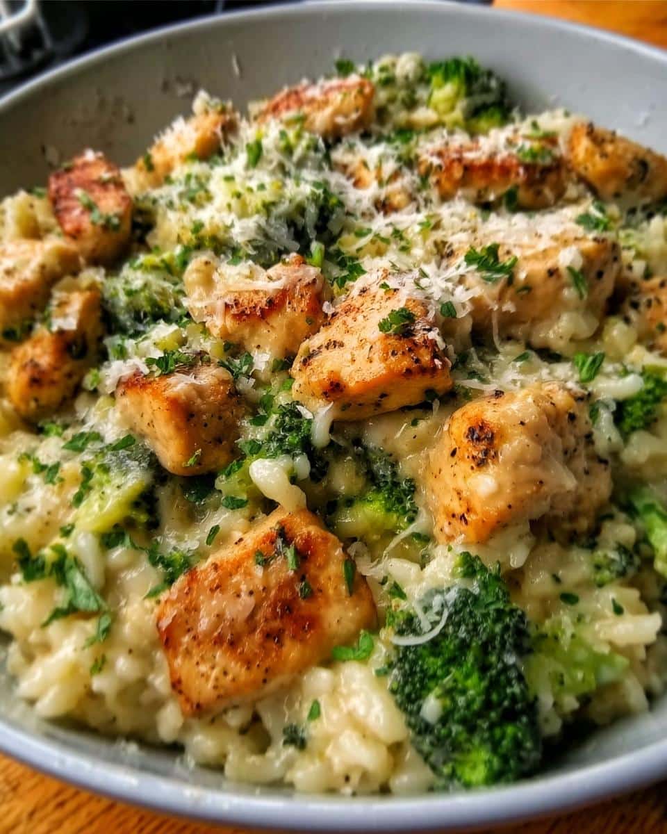 Creamy Parmesan Chicken and Broccoli Rice - detail 2