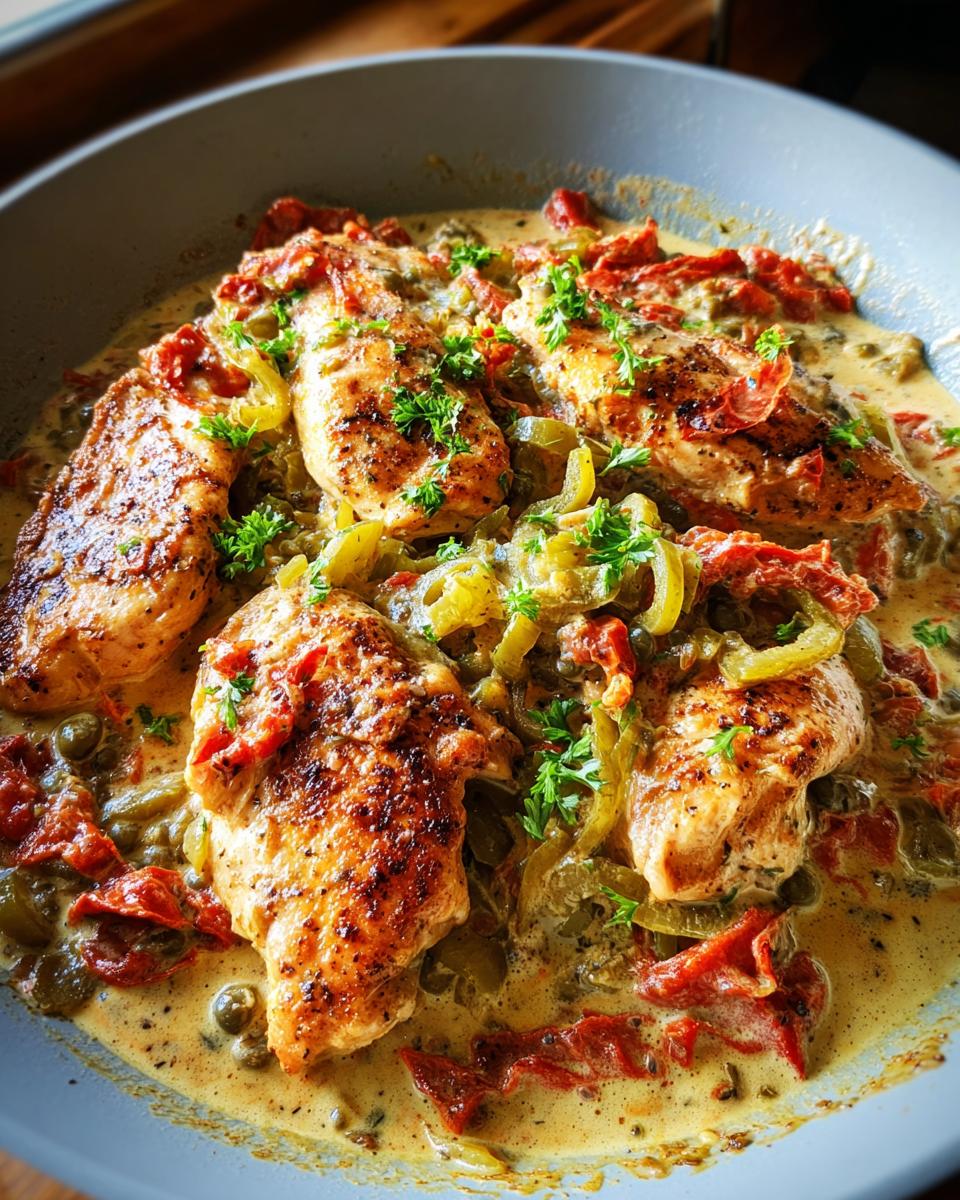 Creamy Pepperoncini Chicken Skillet - detail 1
