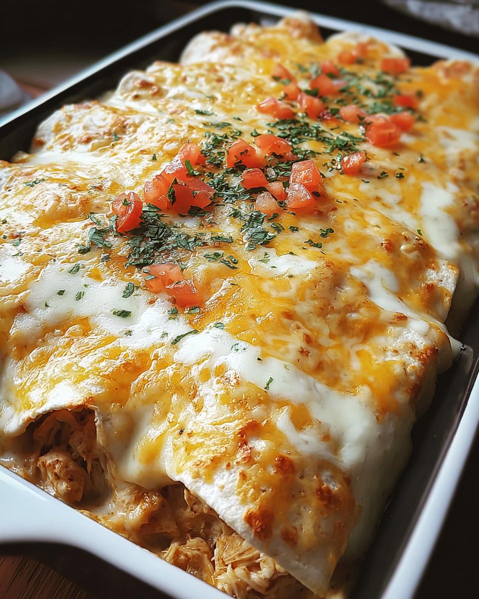 Creamy Queso Chicken Enchiladas - detail 1