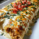 Creamy Queso Chicken Enchiladas