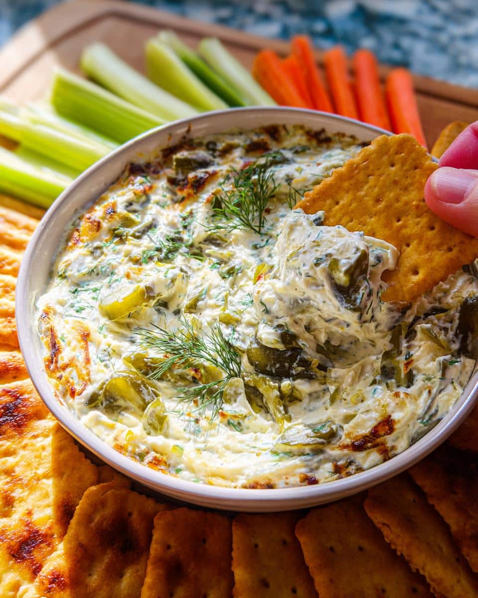 Creamy Ranch Dill Pickle Dip - detail 2