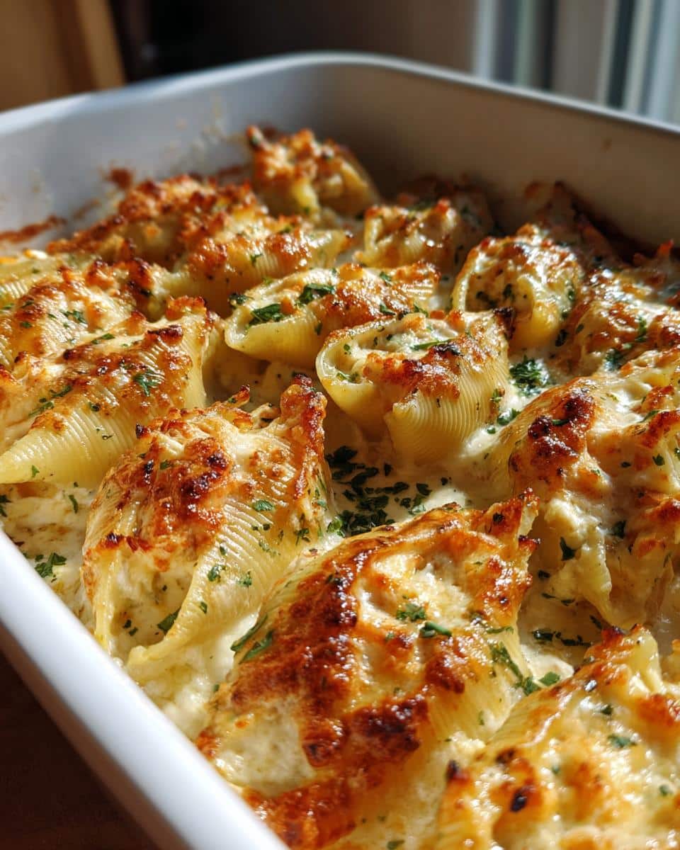 Creamy Seafood Stuffed Shells - detail 2